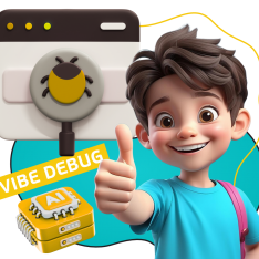 Тестирование & Vibe Debug. Охотники за багами - КИБЕРшкола программирования для детей, компьютерные курсы для школьников, начинающих и подростков - KIBERone г. Невьянск