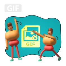 Gif-анимация - КИБЕРшкола программирования для детей, компьютерные курсы для школьников, начинающих и подростков - KIBERone г. Невьянск