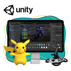 Мир игр на Unity 2D на популярном движке + AI-помощники - КИБЕРшкола программирования для детей, компьютерные курсы для школьников, начинающих и подростков - KIBERone г. Невьянск