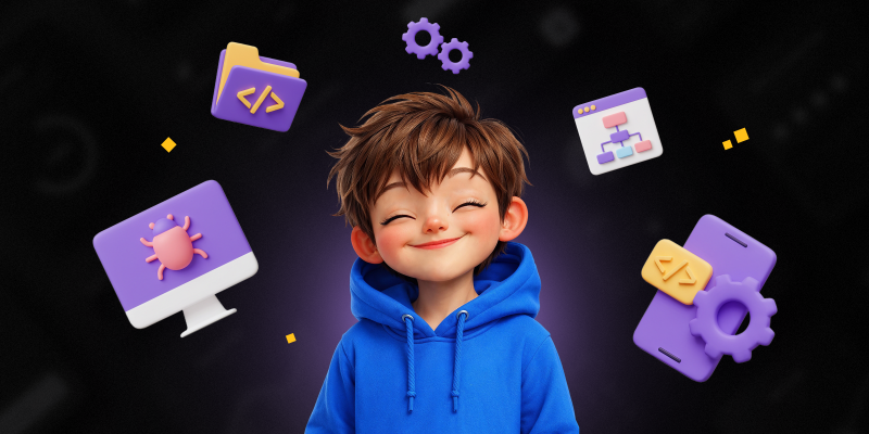 Идеальный сайт с нуля: код, дизайн и AI-помощник - КИБЕРшкола программирования для детей, компьютерные курсы для школьников, начинающих и подростков - KIBERone г. Невьянск